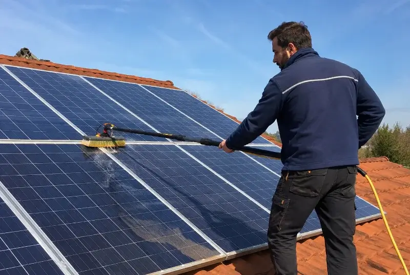 Nettoyage et entretien de panneaux solaires à Ingwiller